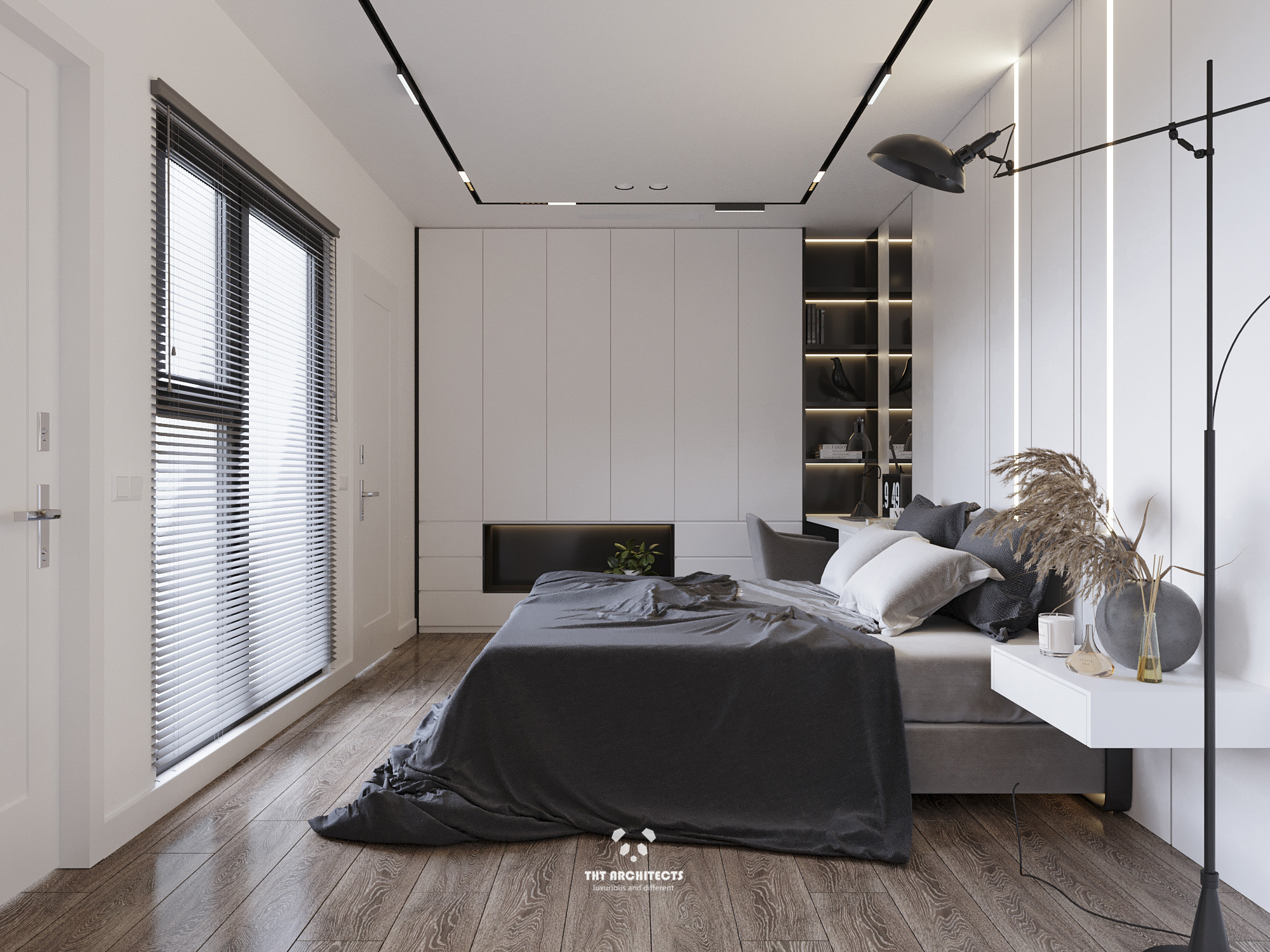tht architects - Nhà Phố Thủ Đức - phòng ngủ master 04